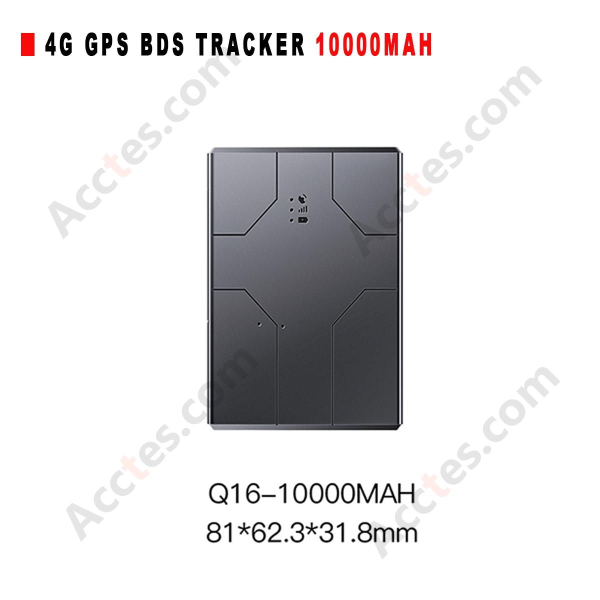 Oversea Version 4G BDS GPS Car Tracker 10000mAh Long Standby