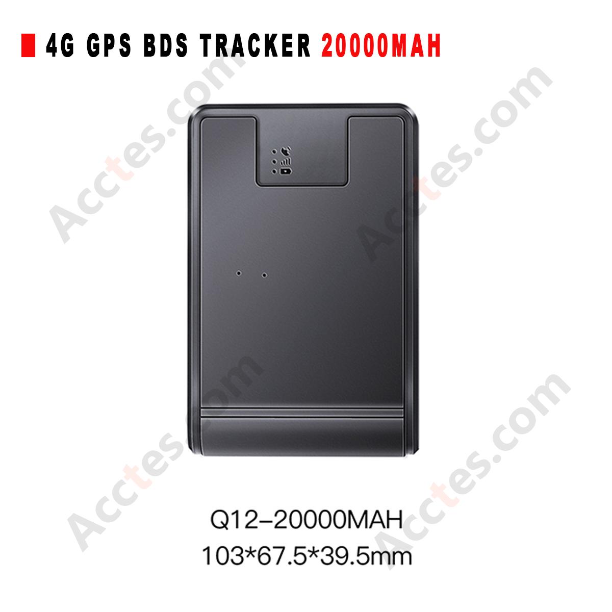 Oversea Version 4G BDS GPS Car Tracker 20000mAh Long Standby