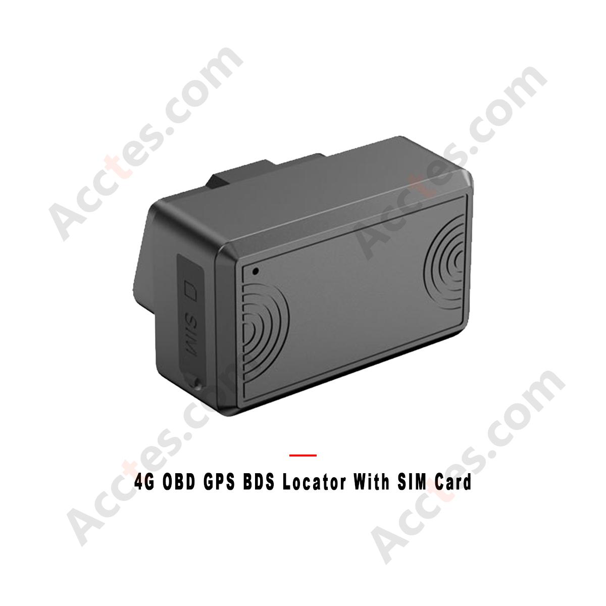 Plug And Play 4G OBD BDS GPS Tracker With Data SIM Card