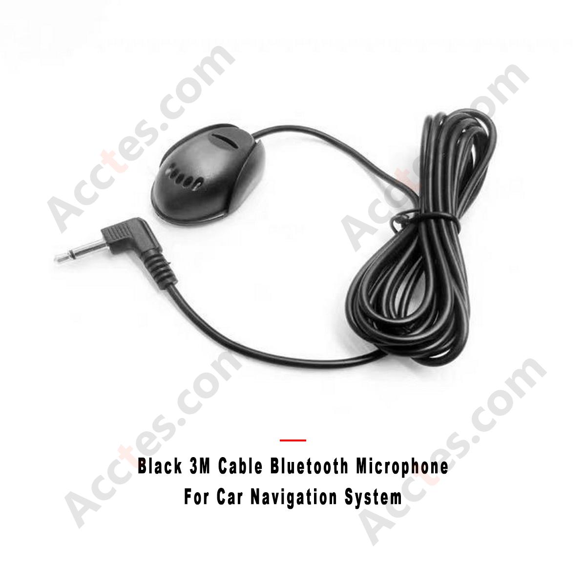 Black 3M Cable Bluetooth Microphone For Car Navigation System