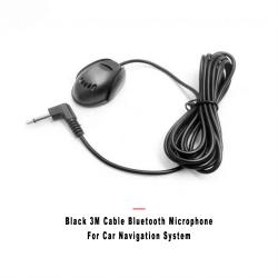 Black 3M Cable Bluetooth Microphone For Car Navigation System