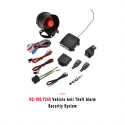 HZ-100/T240 Vehicle Anti Theft Alarm Security System