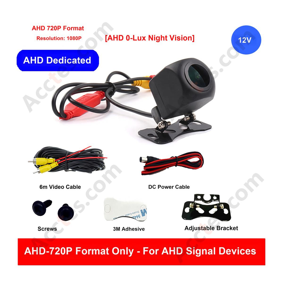 K18 HD Night Vision AV Car Reverse Camera With 6M Extension Cable