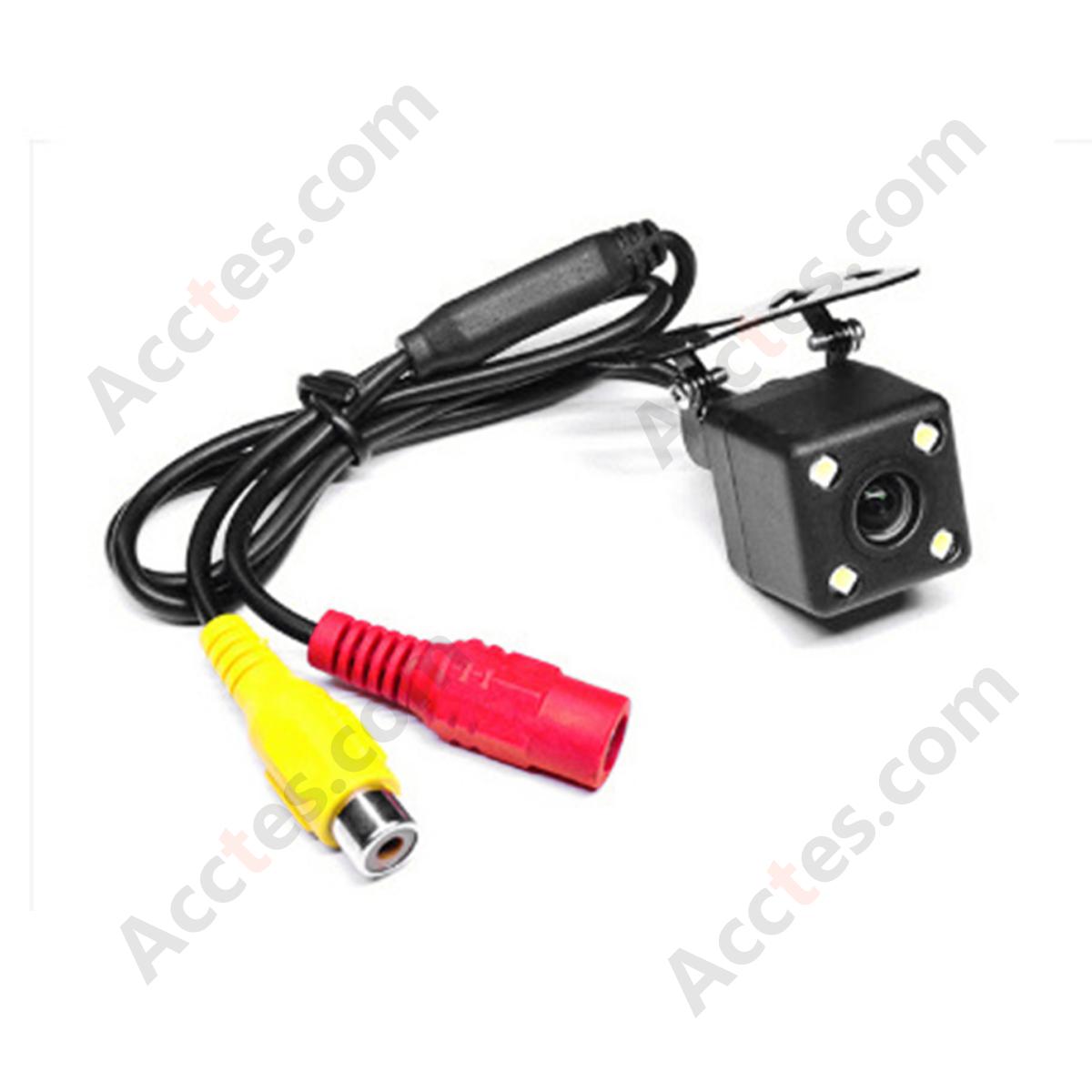 Wide Angle Fisheye HD Night Vision Car Reverse Camera 4LED Bare Lens With Bracket