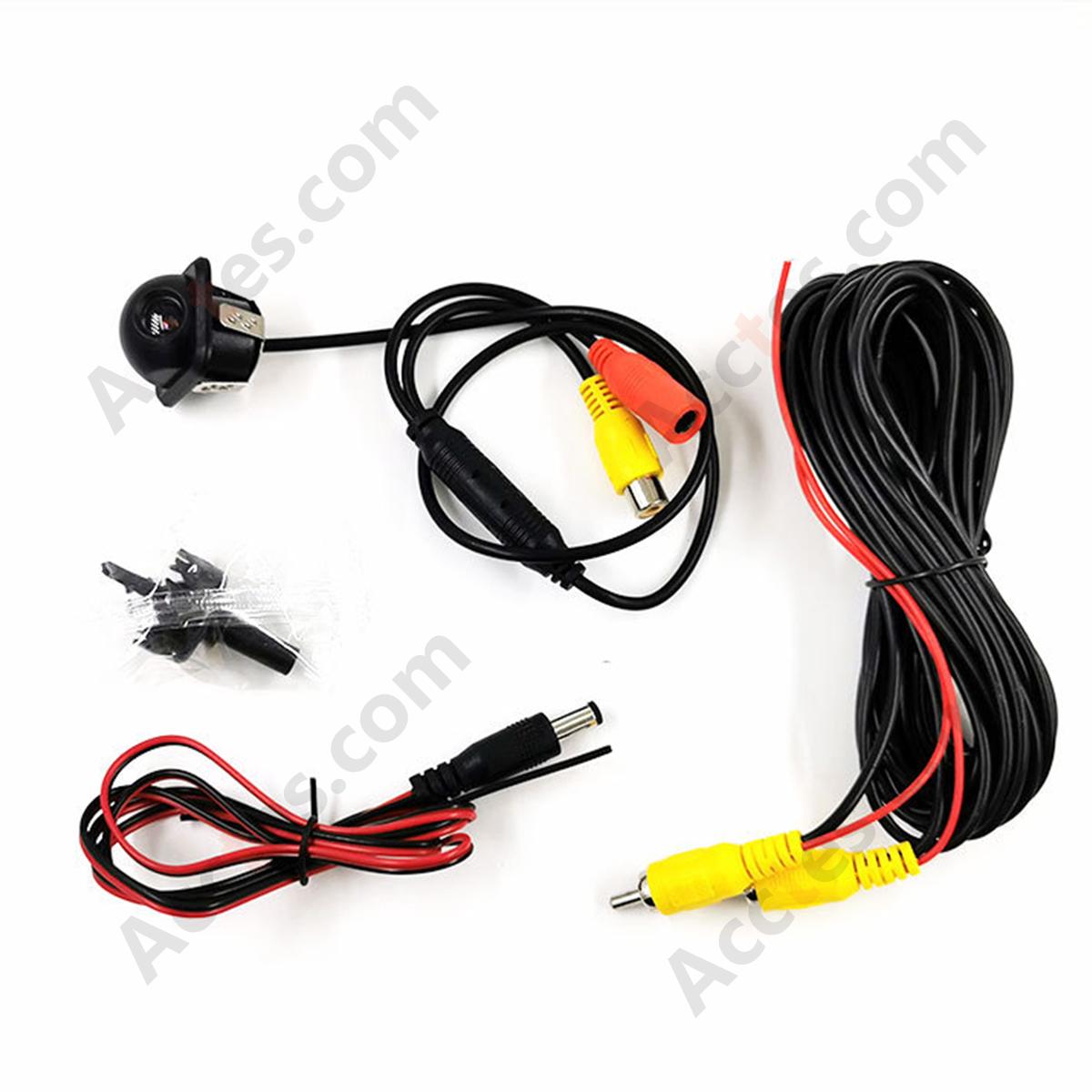 Wide Angle Fisheye HD Night Vision Car Reverse Camera Hat Shape In Bag Package