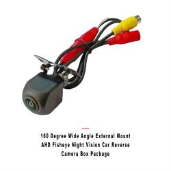 160 Degree Wide Angle External Mount AHD Fisheye Night Vision Car Reverse Camera Box Package