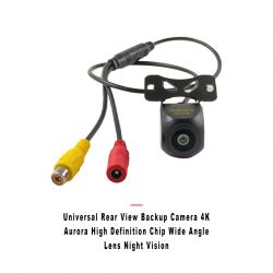 Universal Rear View Backup Camera 4K Aurora High Definition Chip Wide Angle Lens Night Vision