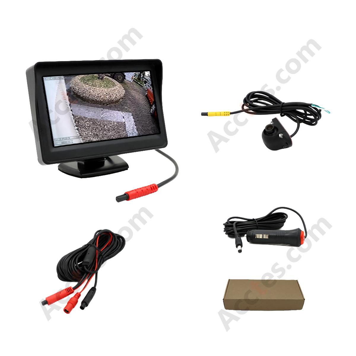 Truck Reversing Monitor 5 Inch Screen with CCD Blind Spot Camera CarPlay Compatible