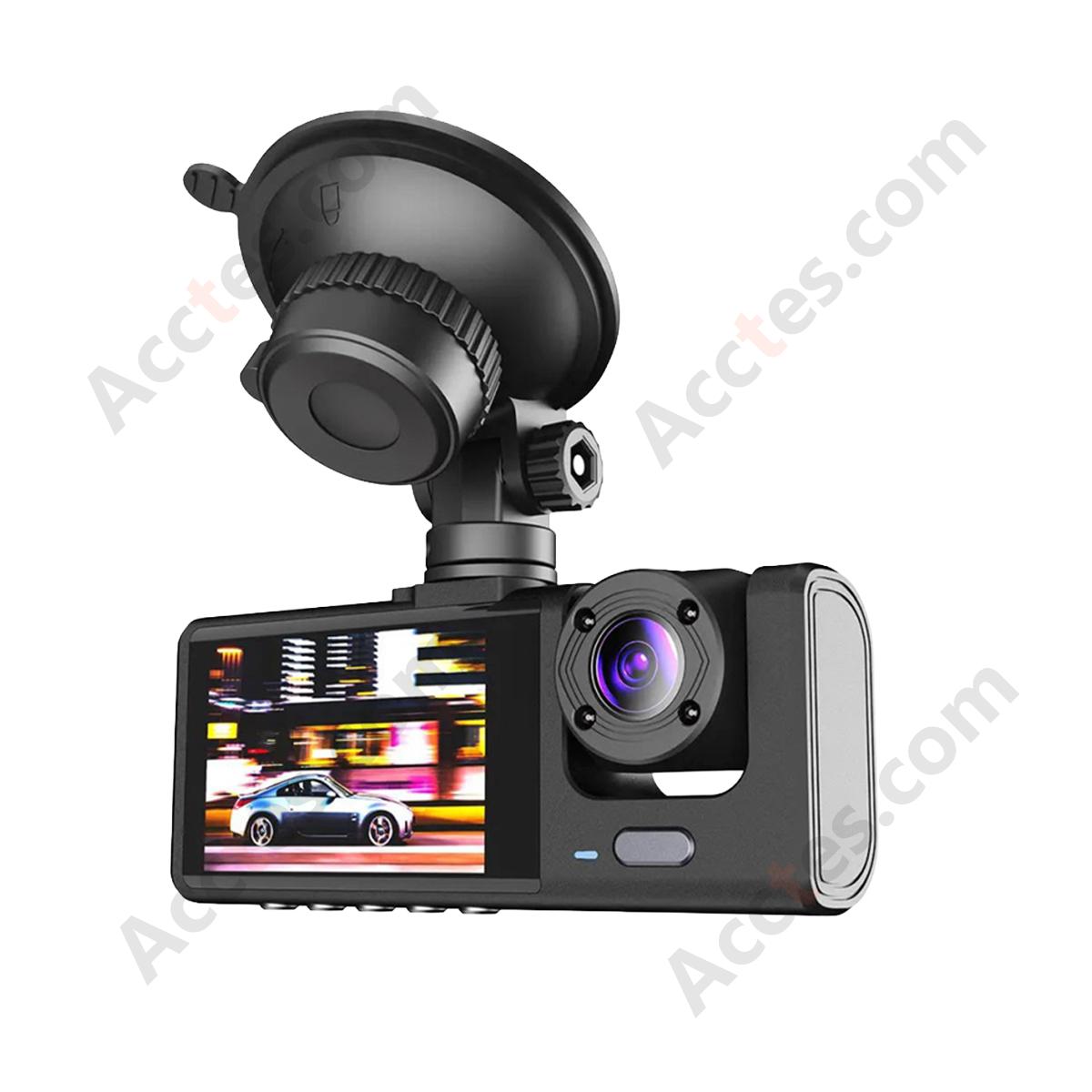 3 Channel Dash Cam 1080P Front Interior with WiFi No Card Included