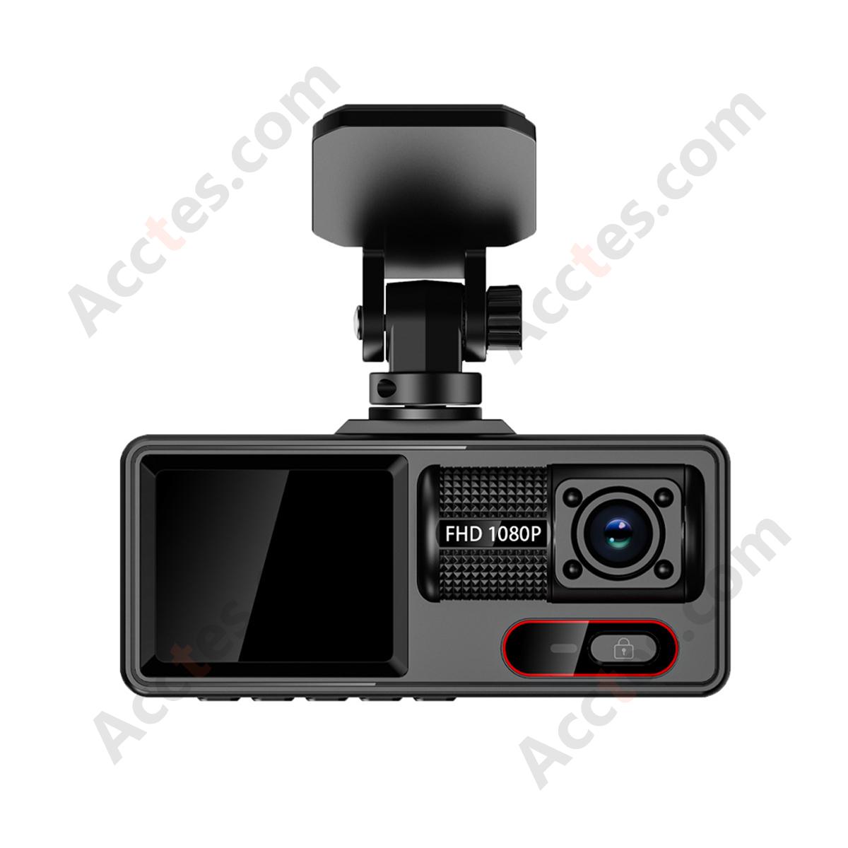 3 Channel Dash Cam 1080P Front 480P Middle 480P Rear with Interior Rear Camera