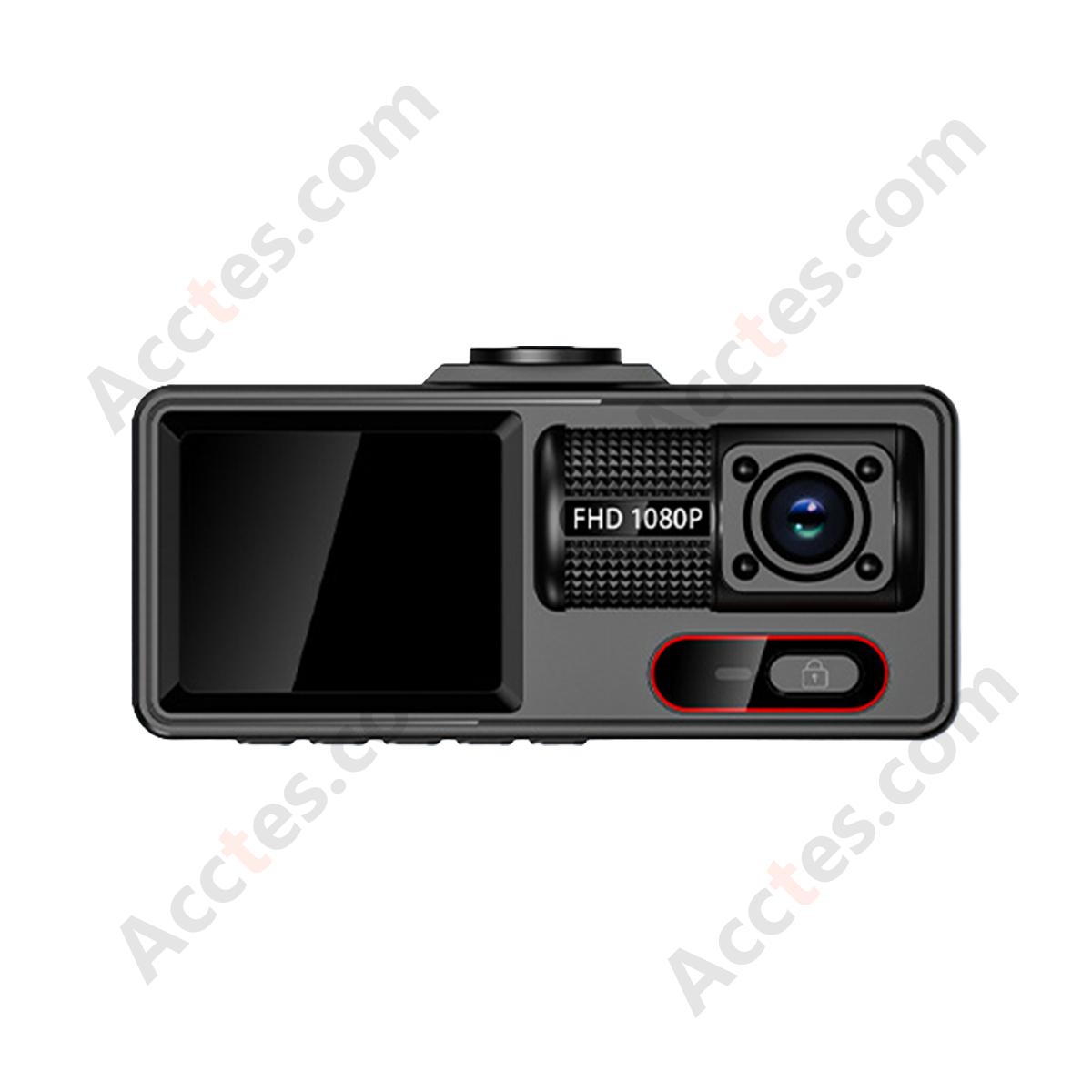 3 Channel Dash Cam 1080P WiFi S23 Pro Model Front Middle Rear External Rear Camera