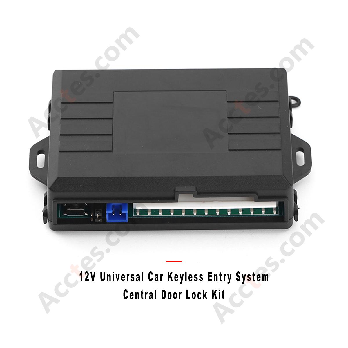 12V Universal Car Keyless Entry System Central Door Lock Kit