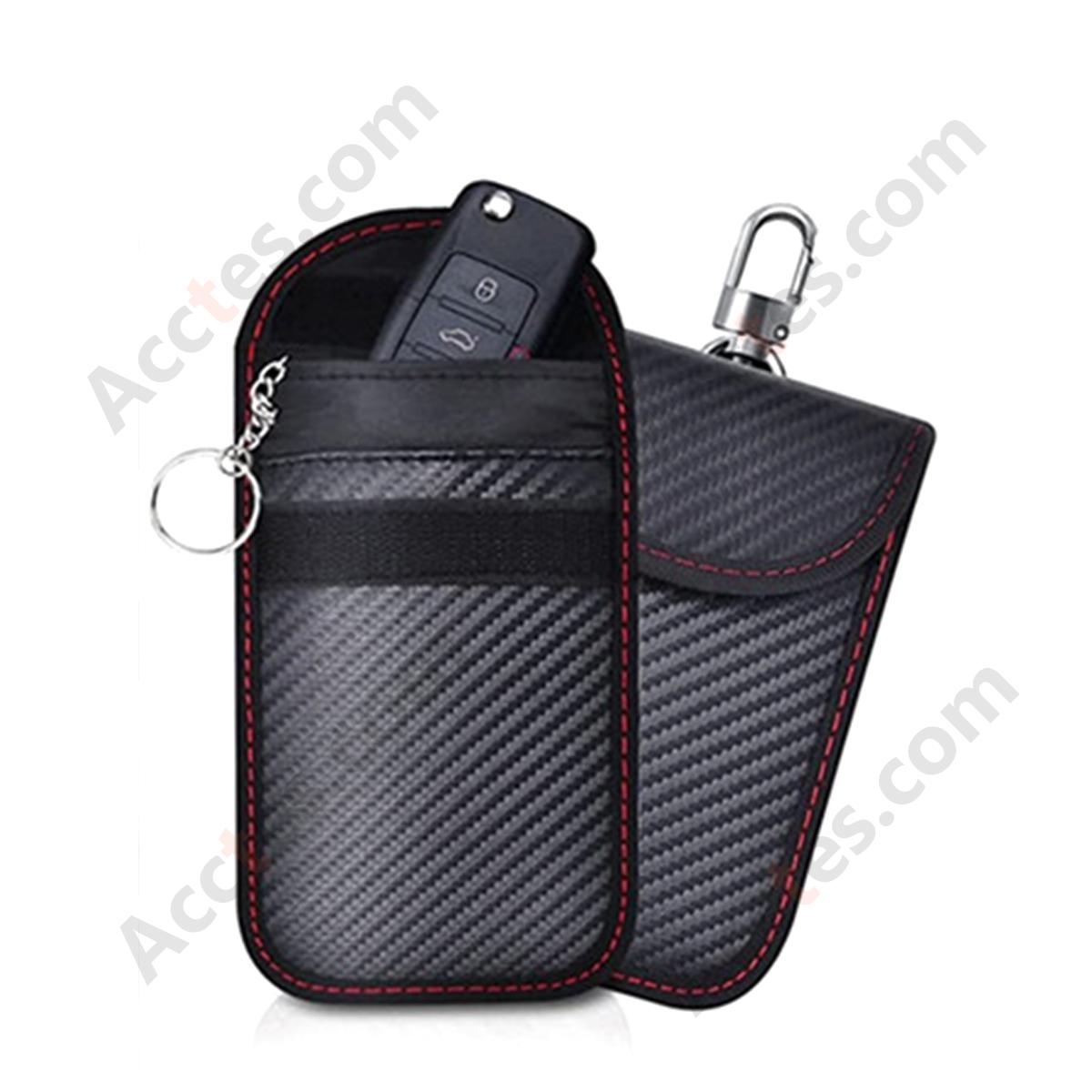RFID Anti Theft Faraday Key Signal Blocker Pouch 2 Pieces