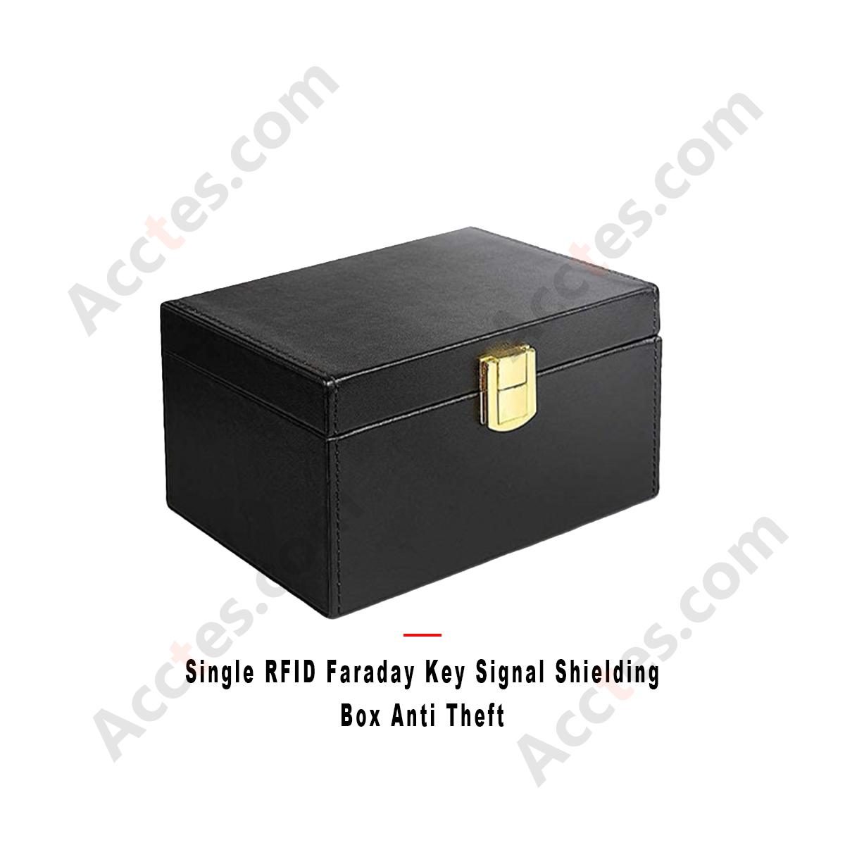 Single RFID Faraday Key Signal Shielding Box Anti Theft