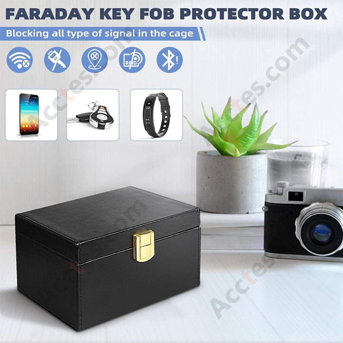 Single RFID Faraday Key Signal Shielding Box Anti Theft