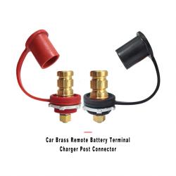 Car Brass Remote Battery Terminal Charger Post Connector