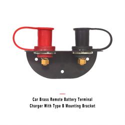 Car Brass Remote Battery Terminal Charger With Type B Mounting Bracket